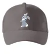 Кепка Кролик з хвостиком Сірий фото