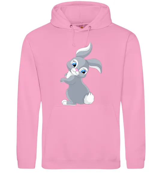 Женская толстовка (худи) Кролик з хвостиком Розовый фото