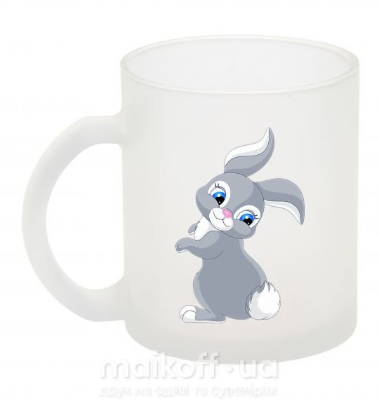 Чашка скляна Кролик с хвостиком Фроузен фото