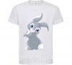 Дитяча футболка Кролик с хвостиком Білий фото