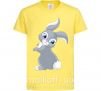Дитяча футболка Кролик с хвостиком Лимонний фото