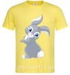 Мужская футболка Кролик с хвостиком Лимонный фото