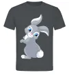 Мужская футболка Кролик з хвостиком Графит Мужская футболка Кролик з хвостиком Графит фото