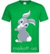 Мужская футболка Кролик с хвостиком Зеленый фото