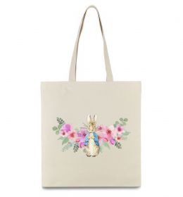 Эко-сумка Кролик в квітах