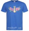 Чоловіча футболка Кролик в цветах Яскраво-синій фото