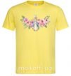 Чоловіча футболка Кролик в цветах Лимонний фото