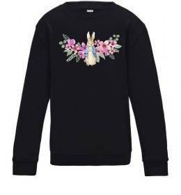 Дитячий світшот Кролик в квітах