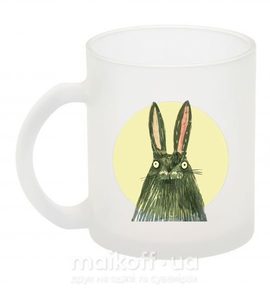 Чашка скляна Кролик под луной Фроузен фото