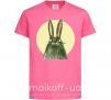 Детская футболка Кролик под луной Ярко-розовый фото