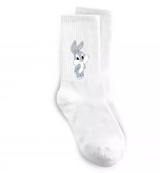 Шкарпетки Маленький Бакс Банні Білий фото