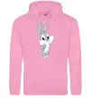Мужская толстовка (худи) Маленький Бакс Банні Розовый фото