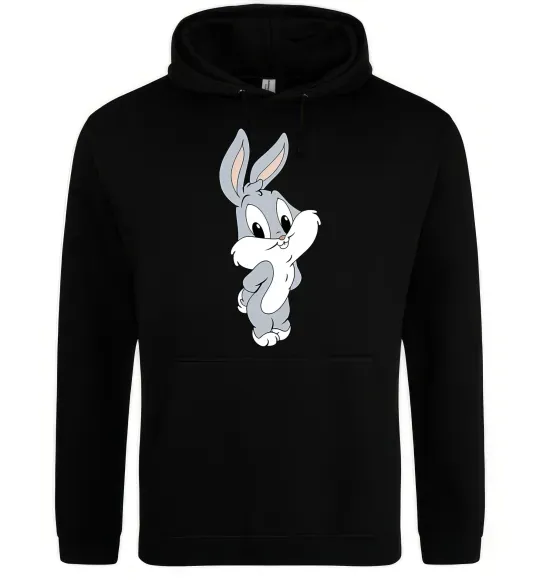 Женская толстовка (худи) Маленький Бакс Банні Черный фото