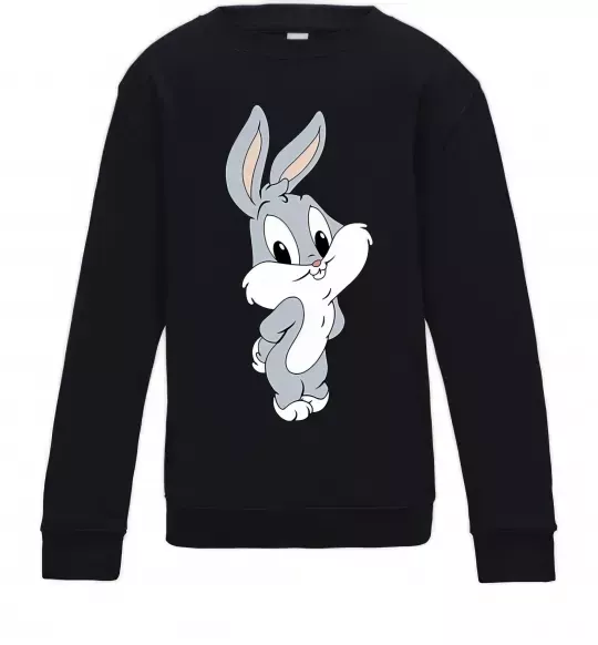 Детский Свитшот Маленький Бакс Банні Черный фото