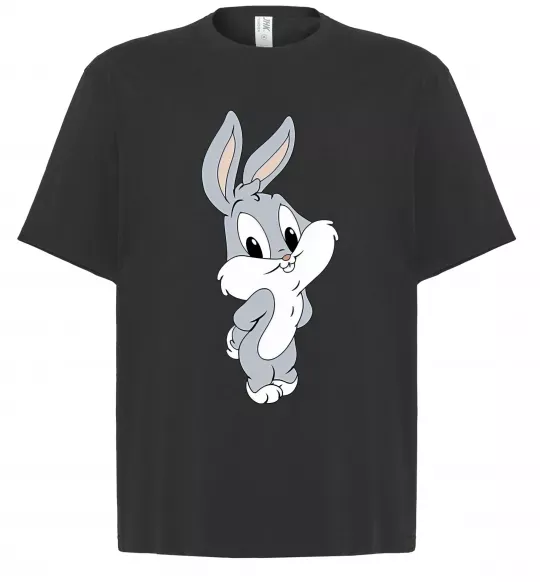 Футболка Оверсайз Маленький Бакс Банні Чорний фото