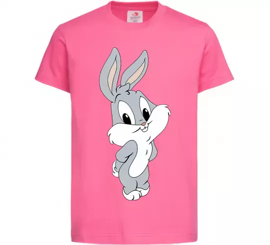 Дитяча футболка Маленький Бакс Банні Яскраво-рожевий фото