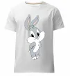 Чоловіча преміум футболка Маленький Бакс Банні Білий фото