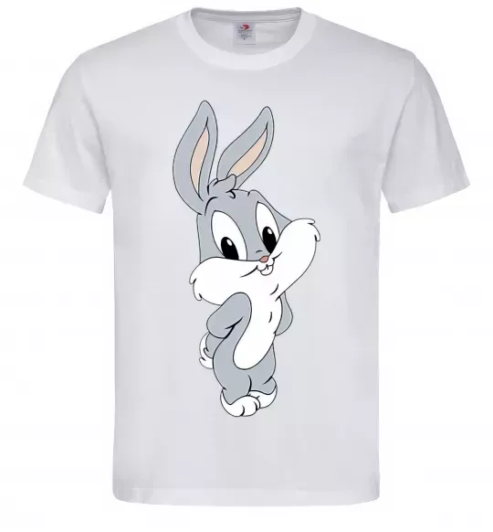 Мужская футболка Маленький Бакс Банні Белый фото