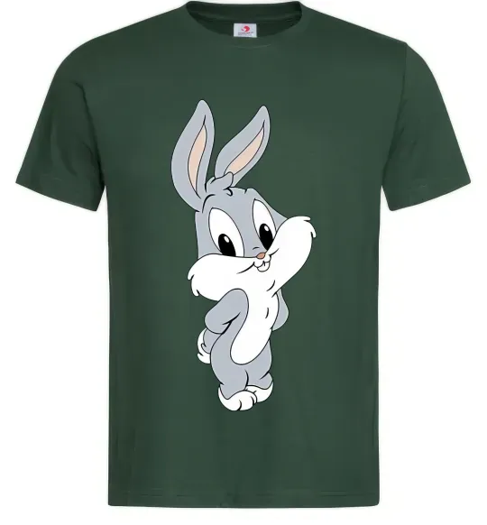 Мужская футболка Маленький Бакс Банні Темно-зеленый фото