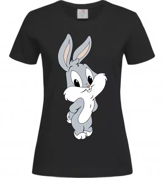 Женская футболка Маленький Бакс Банні Черный фото