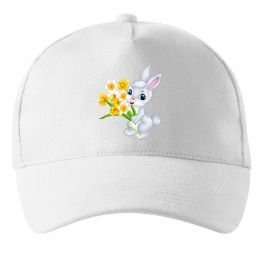 Кепка Заєць з нарцисами