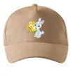 Кепка Заєць з нарцисами Песочный фото