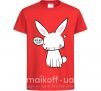 Детская футболка Need more sleep rabbit Красный фото