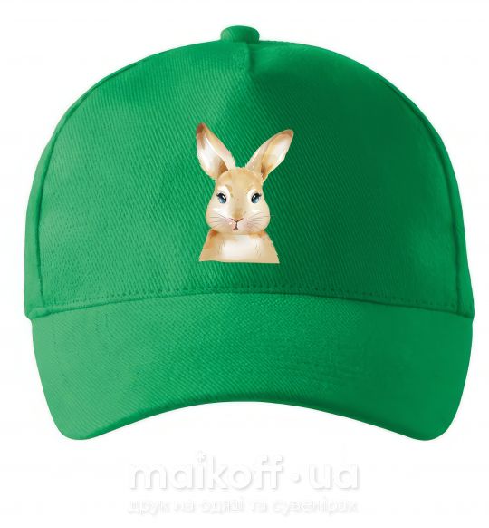 Кепка Рыжий кролик Зеленый фото