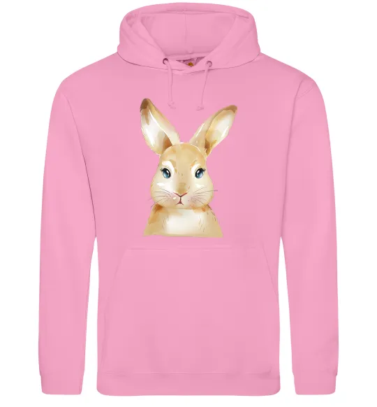 Мужская толстовка (худи) Рудий кролик Розовый фото