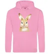 Мужская толстовка (худи) Рудий кролик Розовый фото