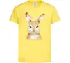 Дитяча футболка Рудий кролик Лимонний фото