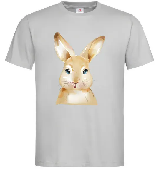 Мужская футболка Рудий кролик Серый фото