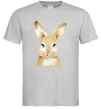 Мужская футболка Рудий кролик Серый фото