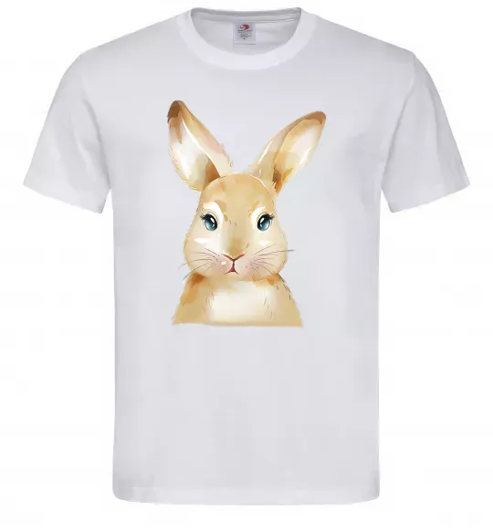 Мужская футболка Рудий кролик Белый фото