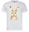 Мужская футболка Рудий кролик Белый фото