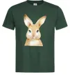 Мужская футболка Рудий кролик Темно-зеленый фото