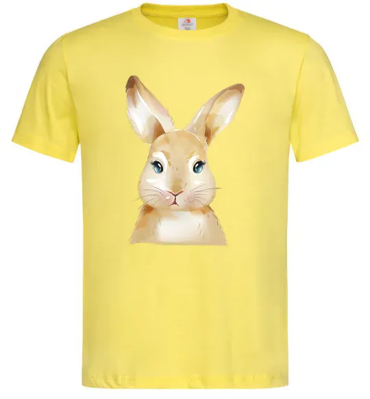 Мужская футболка Рудий кролик Лимонный фото