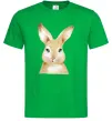 Мужская футболка Рудий кролик Зеленый фото