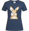 Жіноча футболка Рудий кролик Темно-синій Жіноча футболка Рудий кролик Темно-синій фото