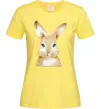 Жіноча футболка Рудий кролик Лимонний Жіноча футболка Рудий кролик Лимонний фото