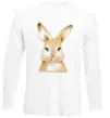 Лонгслів Рудий кролик Білий фото