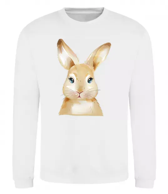 Світшот Рудий кролик Білий фото