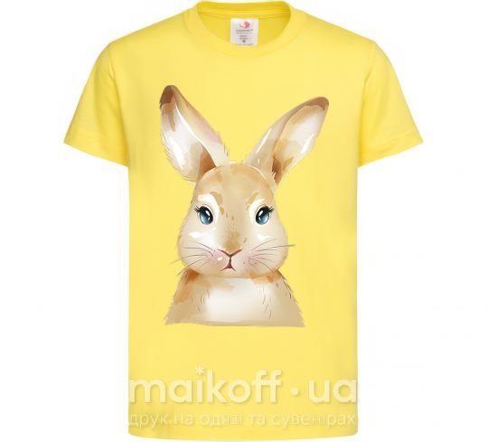 Дитяча футболка Рыжий кролик Лимонний фото