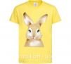 Детская футболка Рыжий кролик Лимонный фото