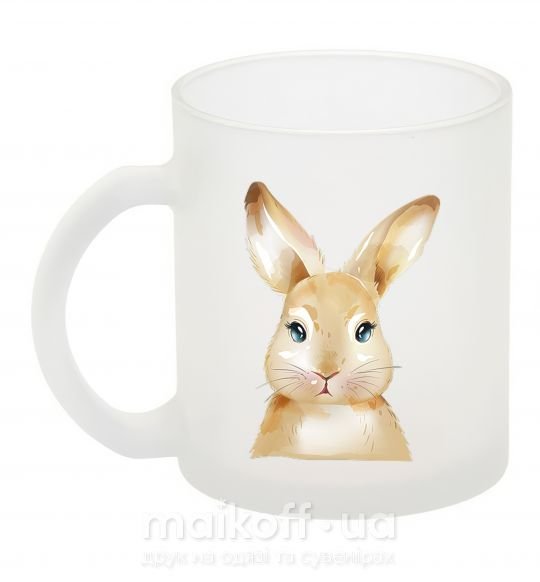 Чашка скляна Рыжий кролик Фроузен фото