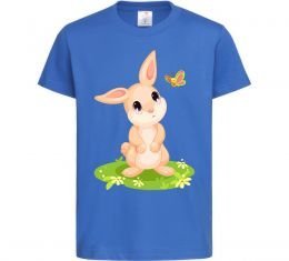 Детская футболка Кролик на галявині
