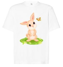 Футболка Оверсайз Кролик на галявині