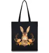 Эко-сумка Осінній заєць Черный фото