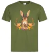 Мужская футболка Осінній заєць Оливковый Мужская футболка Осінній заєць Оливковый фото