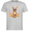 Мужская футболка Осінній заєць Серый Мужская футболка Осінній заєць Серый фото